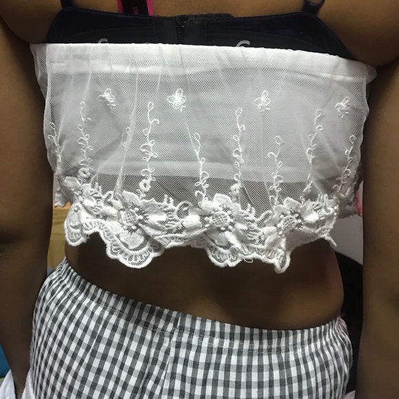 Bundle deal crop top and cover up - Picture 2 of 5